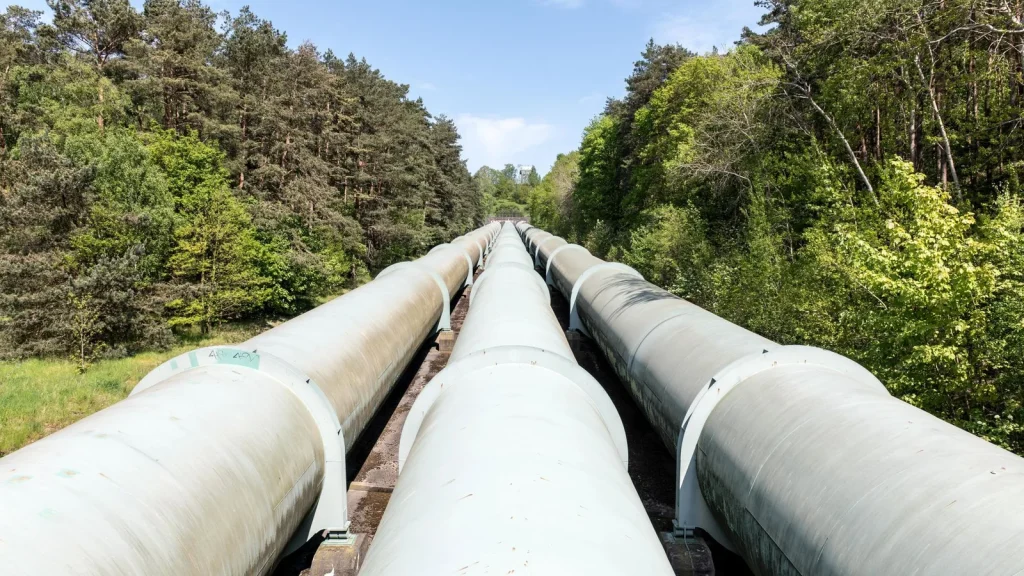 Infraestructura de gas y tuberías energéticas en Europa