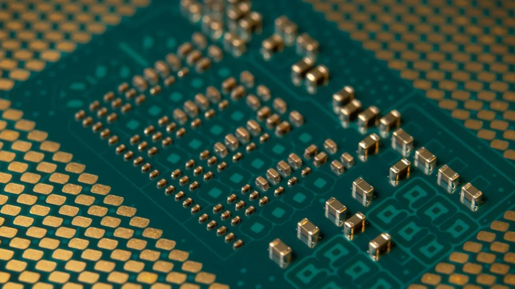 Microprocesador y circuitos electrónicos de semiconductores